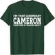 Cameron Personal Name Funny Camera T-Shirt - T-Shirt | Forest