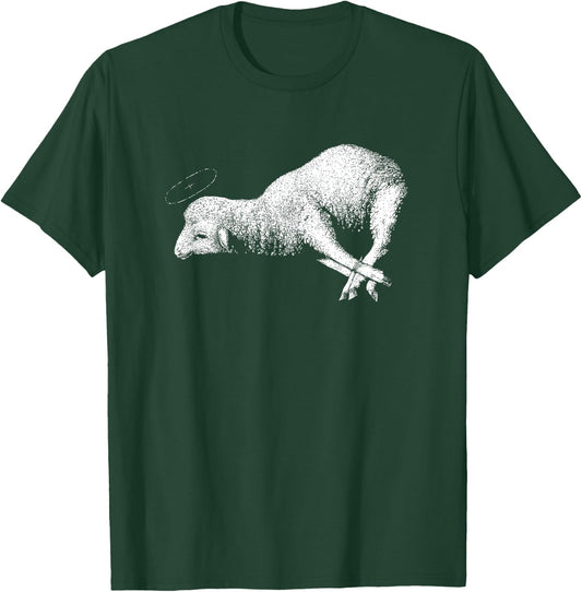 Agnus Dei, Lamb of God, Agnus Dei, Lamb of God, Jesus Christ, Christian T-Shirt - T-Shirt | Forest
