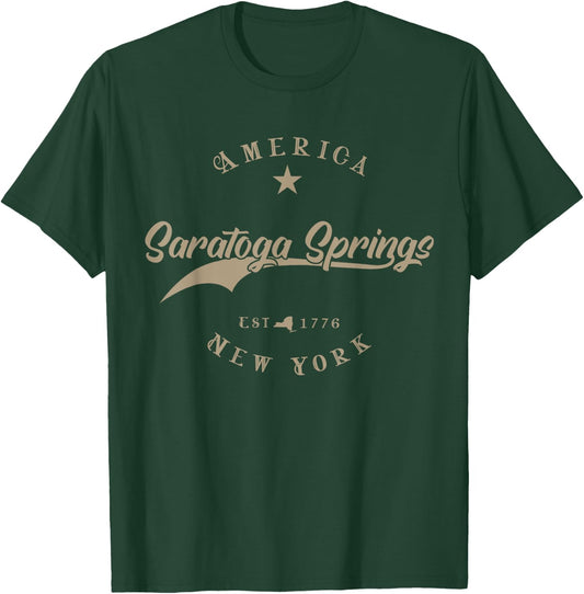 Saratoga Springs | New York T-Shirt - T-Shirt | Forest