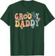 Groovy Daddy Retro Dad Matching Family 1st Birthday Party T-Shirt - T-Shirt | Forest