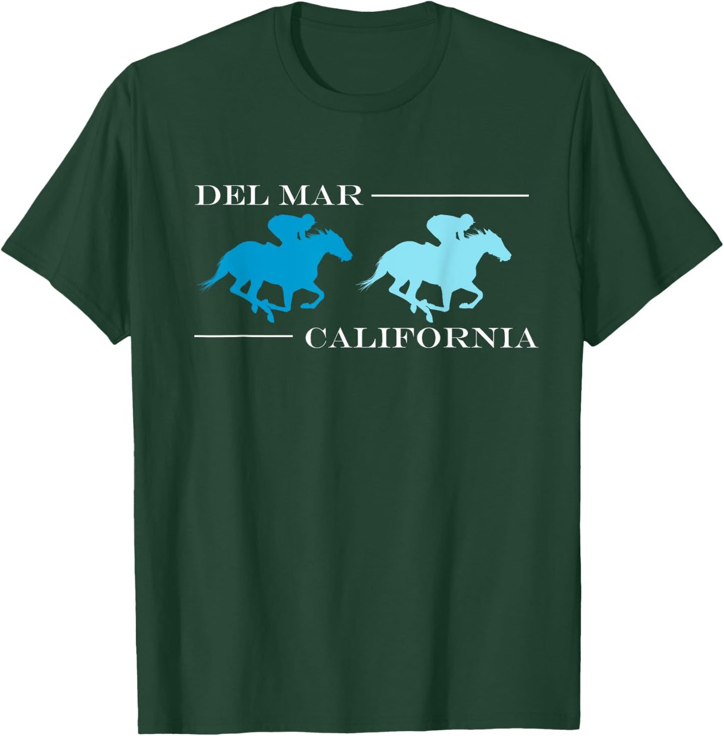 Del Mar California Horse Racing T-Shirt - T-Shirt | Forest