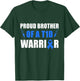 Diabetes Proud Brother Of A T1D Warrior Support Month T-Shirt - T-Shirt | Forest