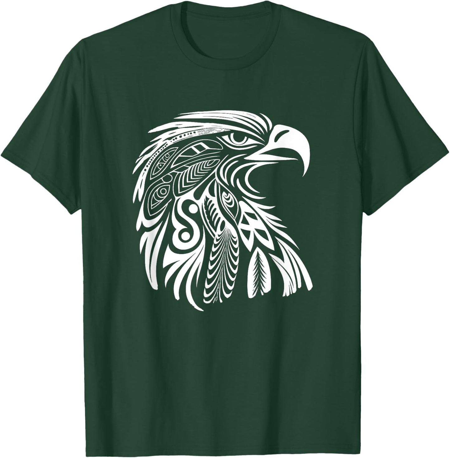 Eagle, feathers, king of air, spirit animal, bird, freedom T-Shirt - T-Shirt | Forest