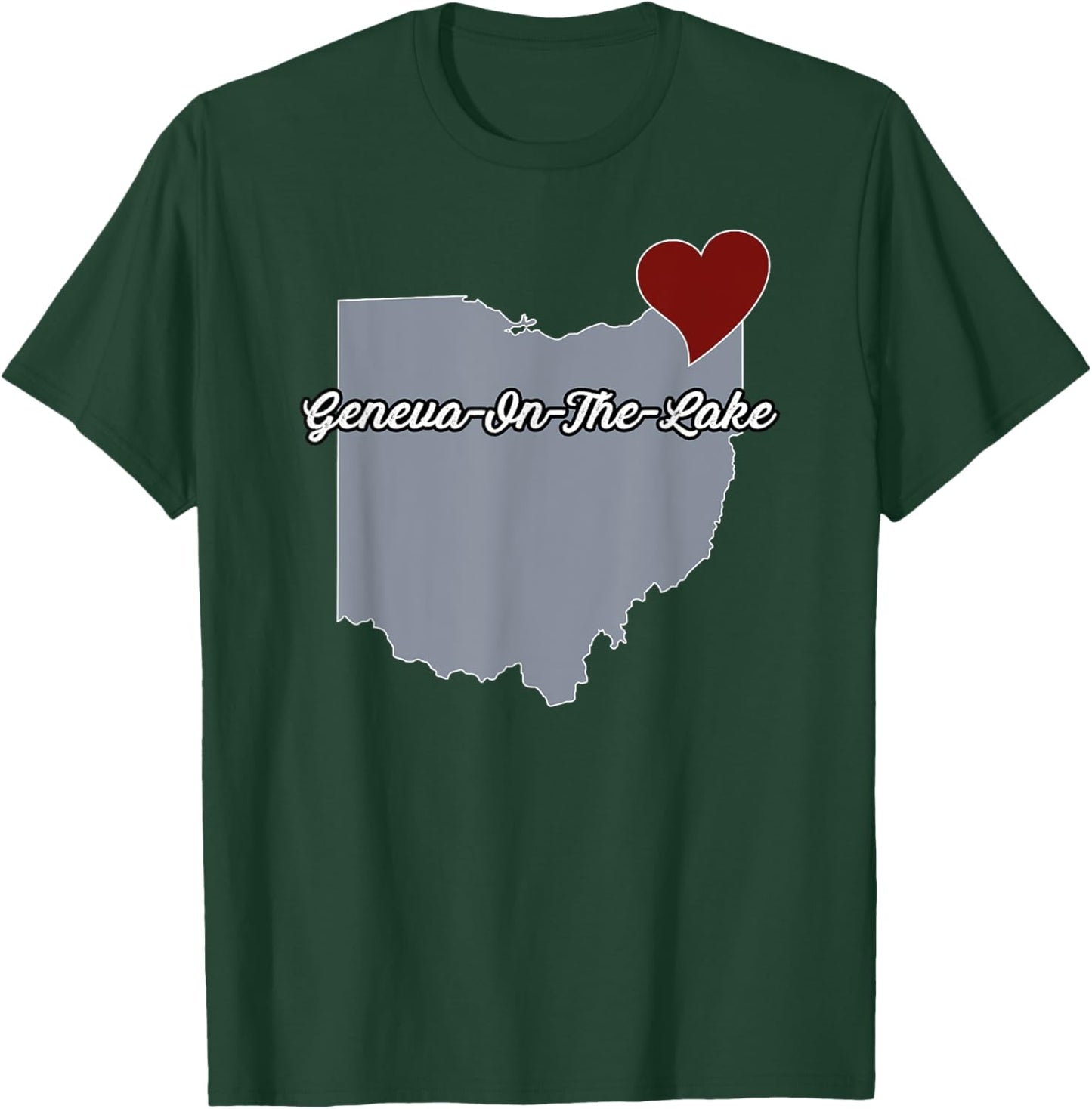 Geneva-On-The-Lake - Ohio | OH USA City Souvenir City State T-Shirt - T-Shirt | Forest