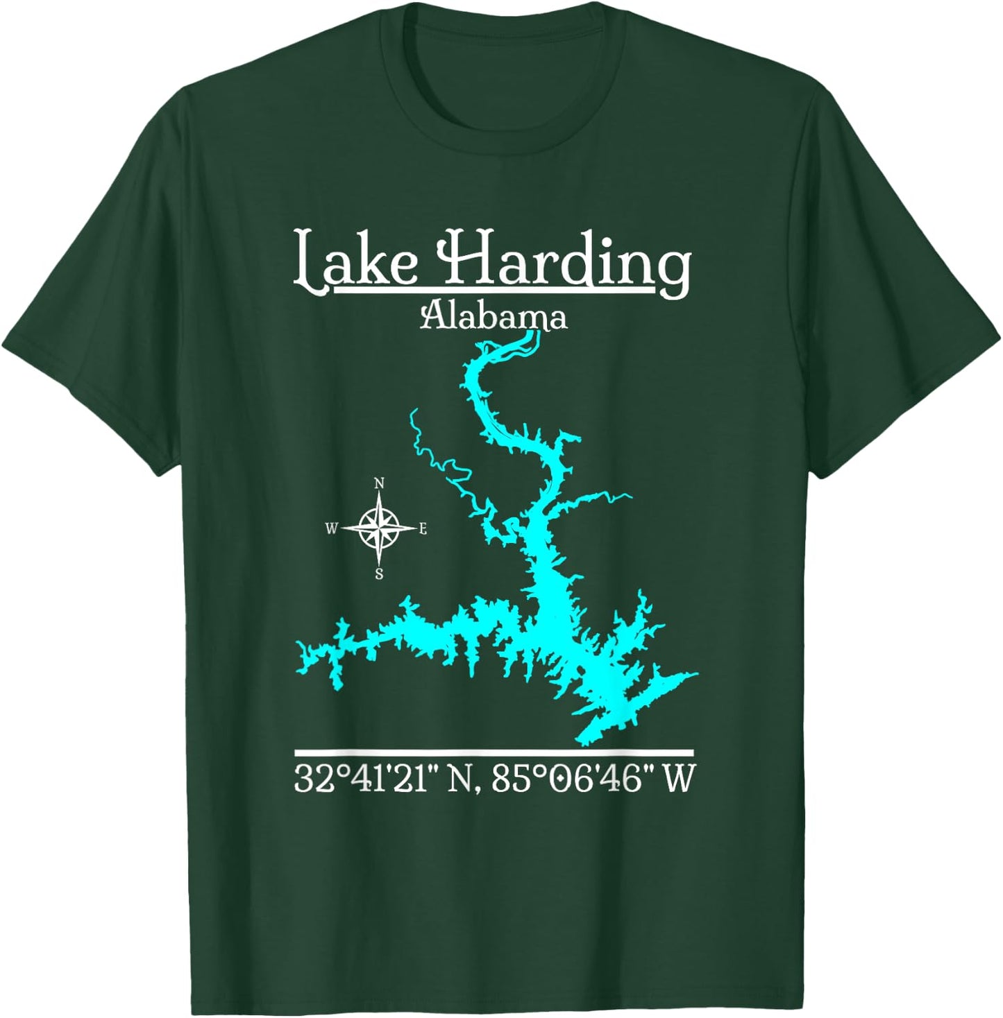 Lake Harding, Alabama T-Shirt - T-Shirt | Forest