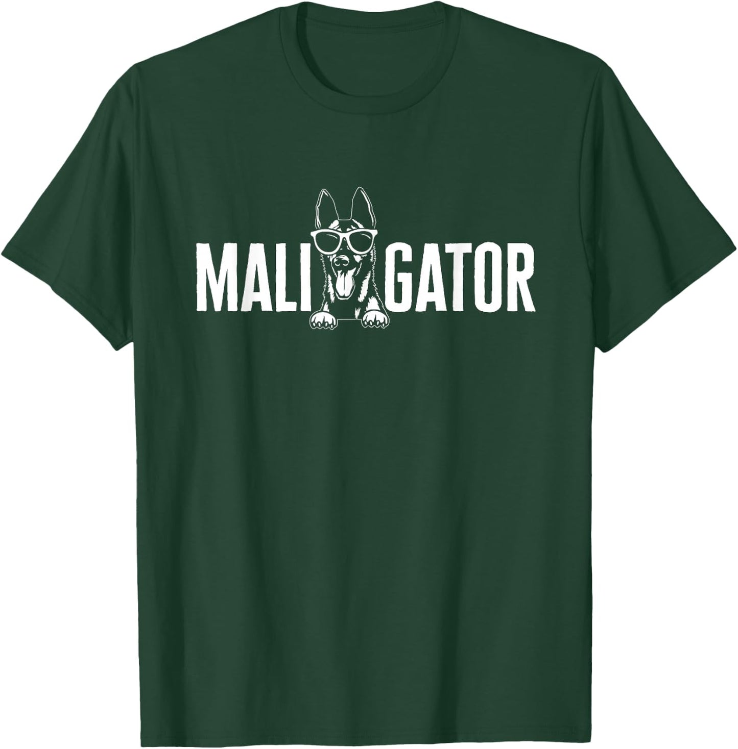 Belgian Malinois Cool Maligator Belgian Shepherd Malinois T-Shirt - T-Shirt | Forest