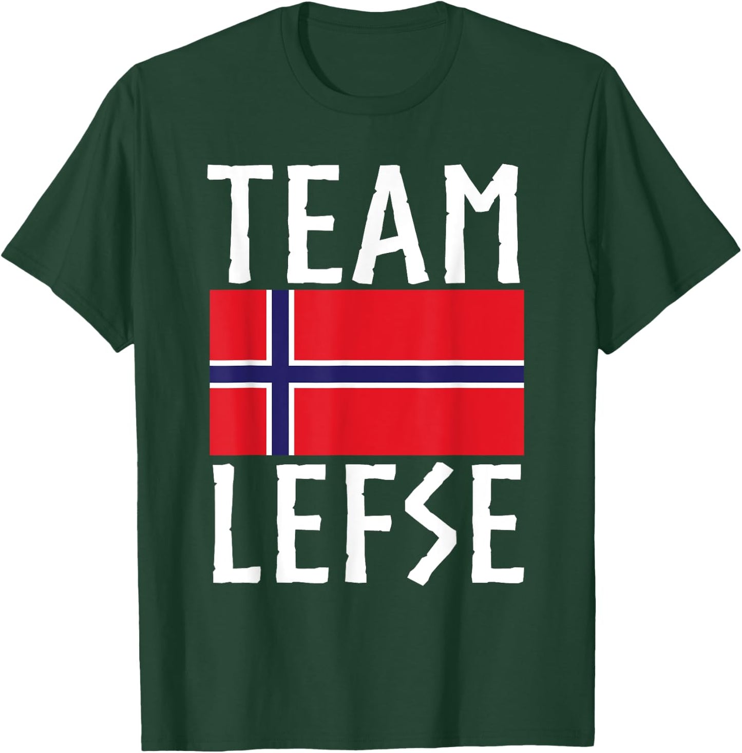 Team Lefse Norwegian Christmas Lefse Making T-Shirt - T-Shirt | Forest