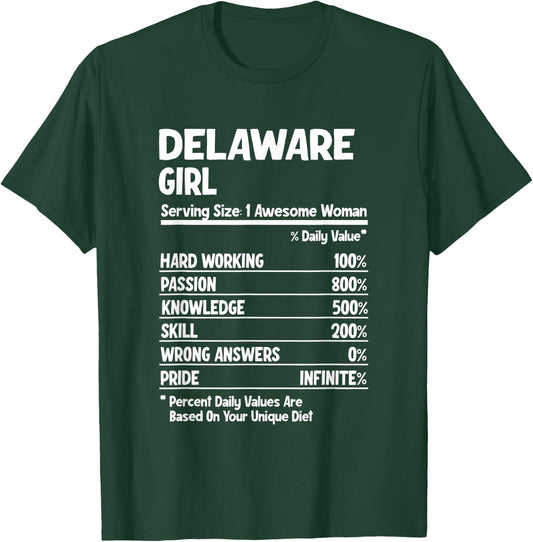 Delaware Girl T-Shirt - T-Shirt | Forest