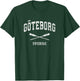 Gothenburg Sweden Vintage Nautical Paddles Sports Oars T-Shirt - T-Shirt | Forest