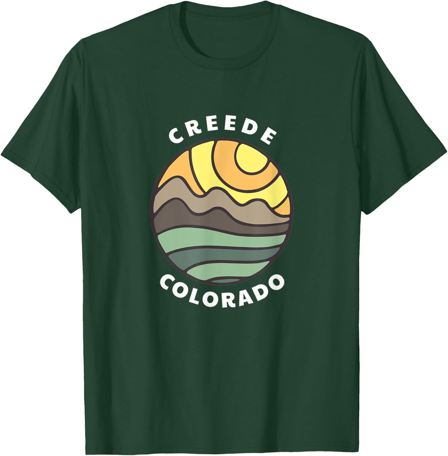 Creede Colorado Rocky Mountains CO Vacation Souvenir T-Shirt - T-Shirt | Forest