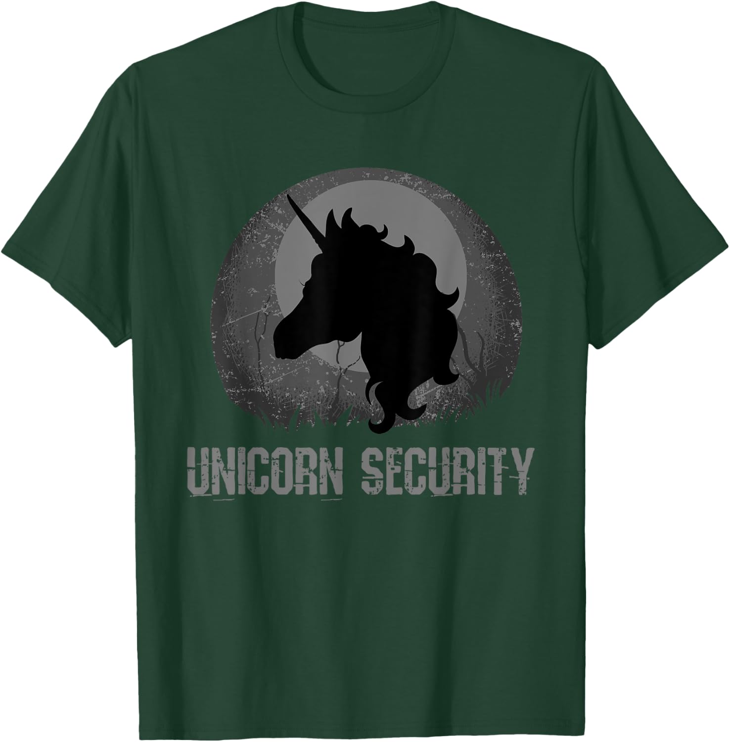 Unicorn Security Shirt Youth Boys T-Shirt - T-Shirt | Forest