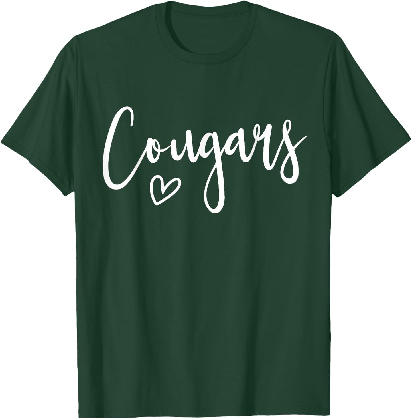 Cougars High School Cougars Sports Team Women's Cougars T-Shirt - T-Shirt | Forest