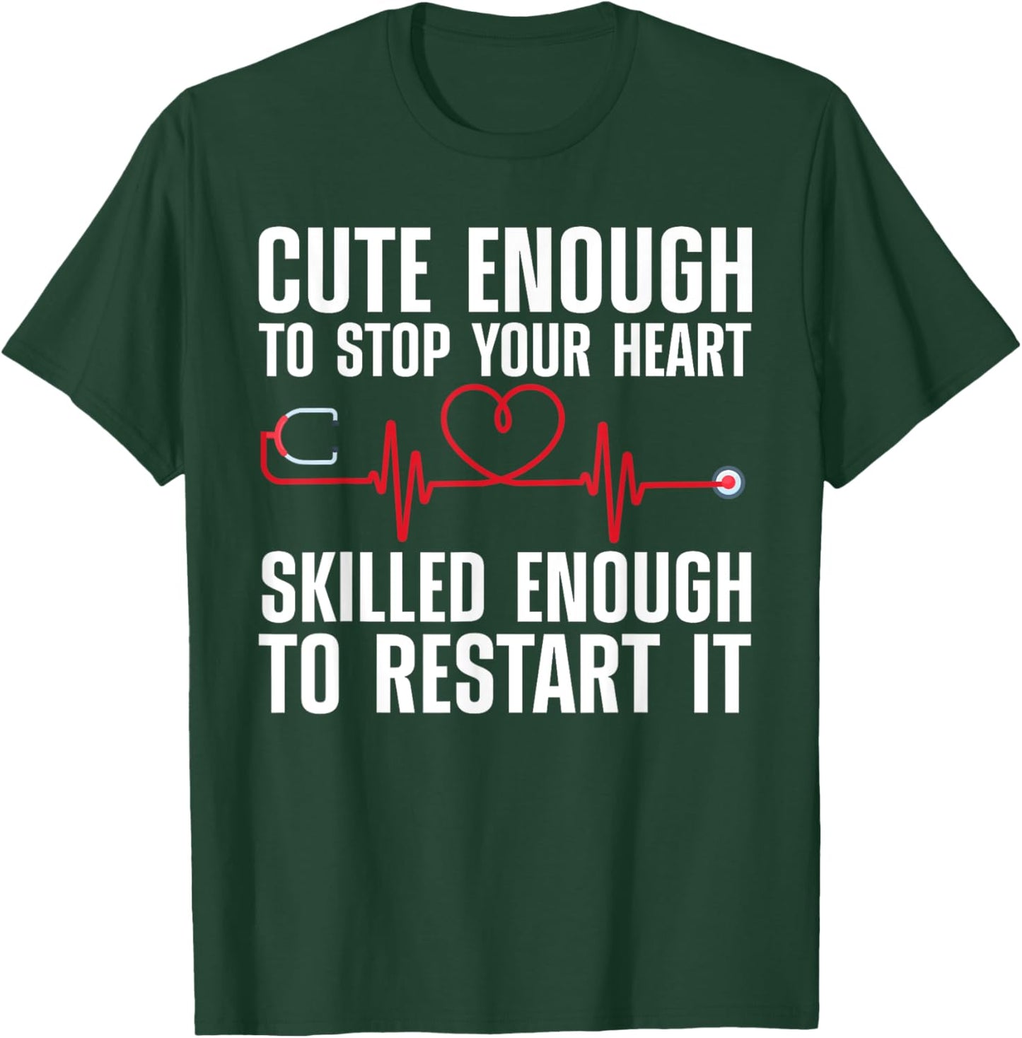 Cool Nurse Women Medical Assistant Nursing Aide CNA T-Shirt - T-Shirt | Forest