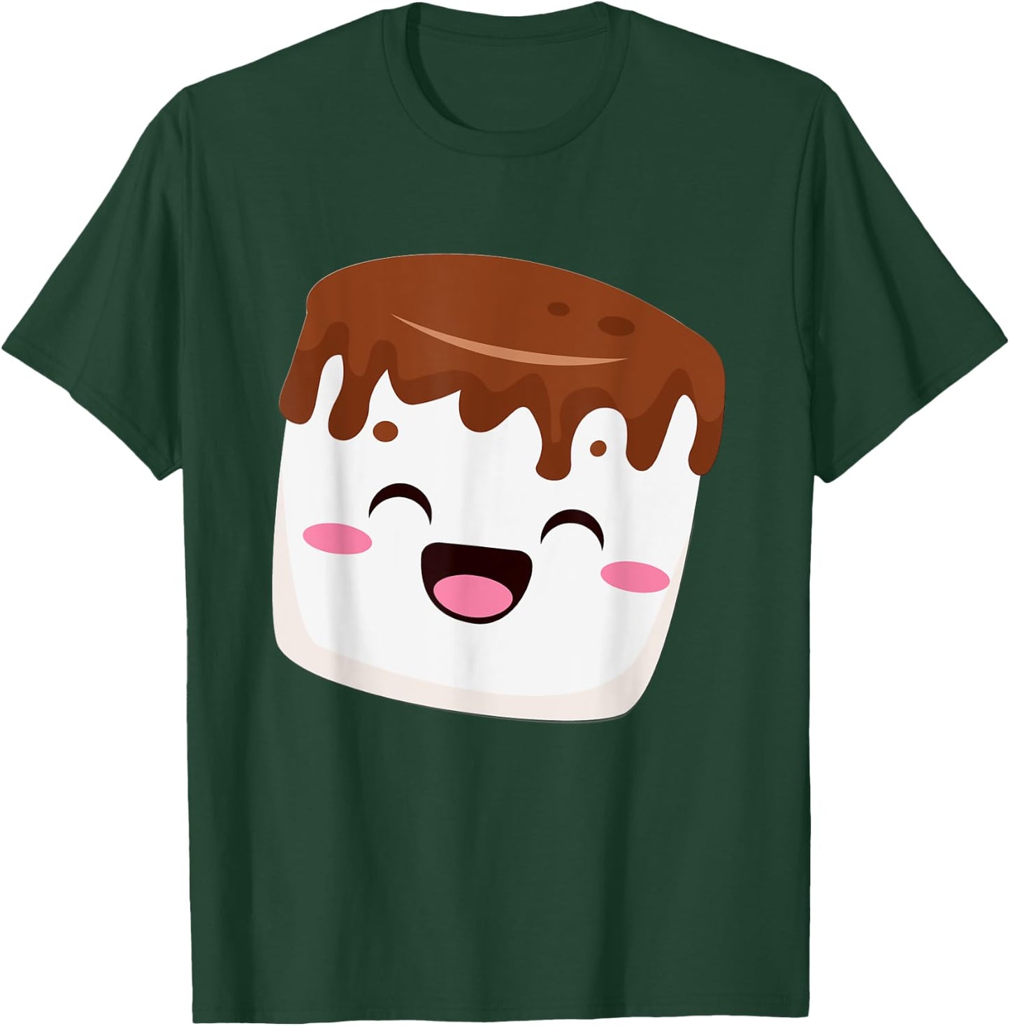 Kawaii Halloween Group Costume S'mores Chocolate Marshmallow T-Shirt - T-Shirt | Forest