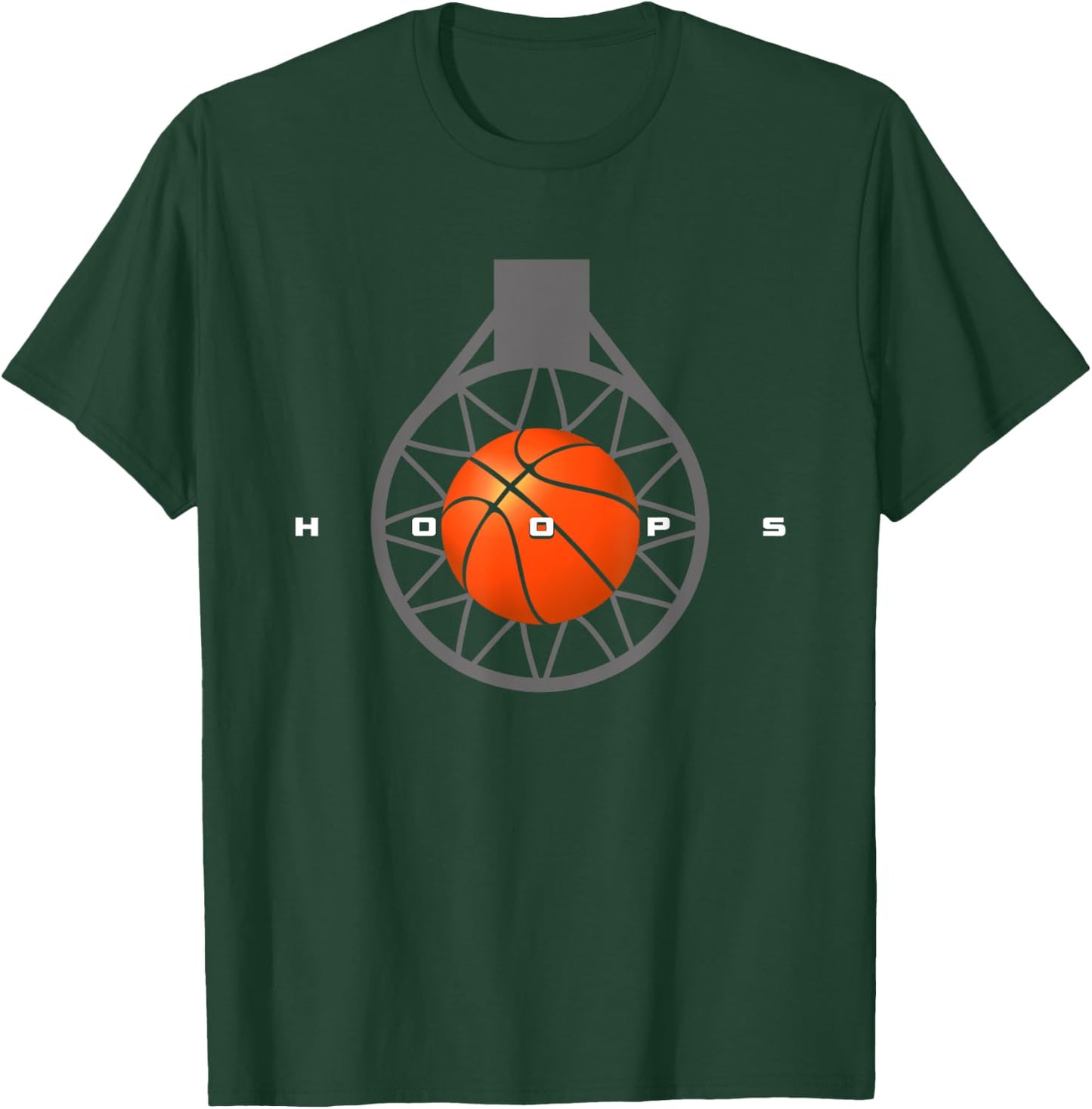 Basketball Clothing for Basketball Players -Adults, -Kids Black Basketball T-Shirt - T-Shirt | Forest