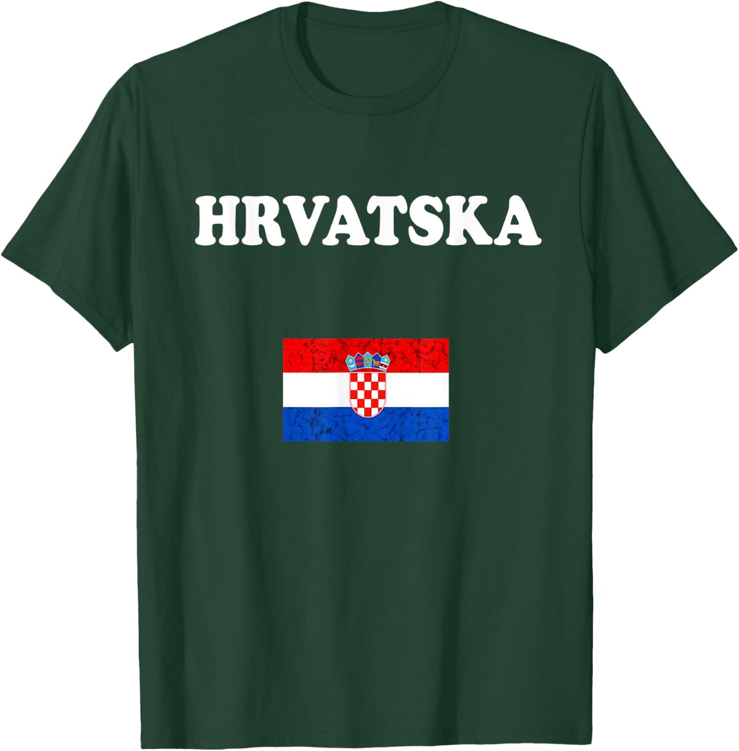 Hrvatska Croatian Pride Croatian Roots Croatian Flag Croatia T-Shirt - T-Shirt | Forest