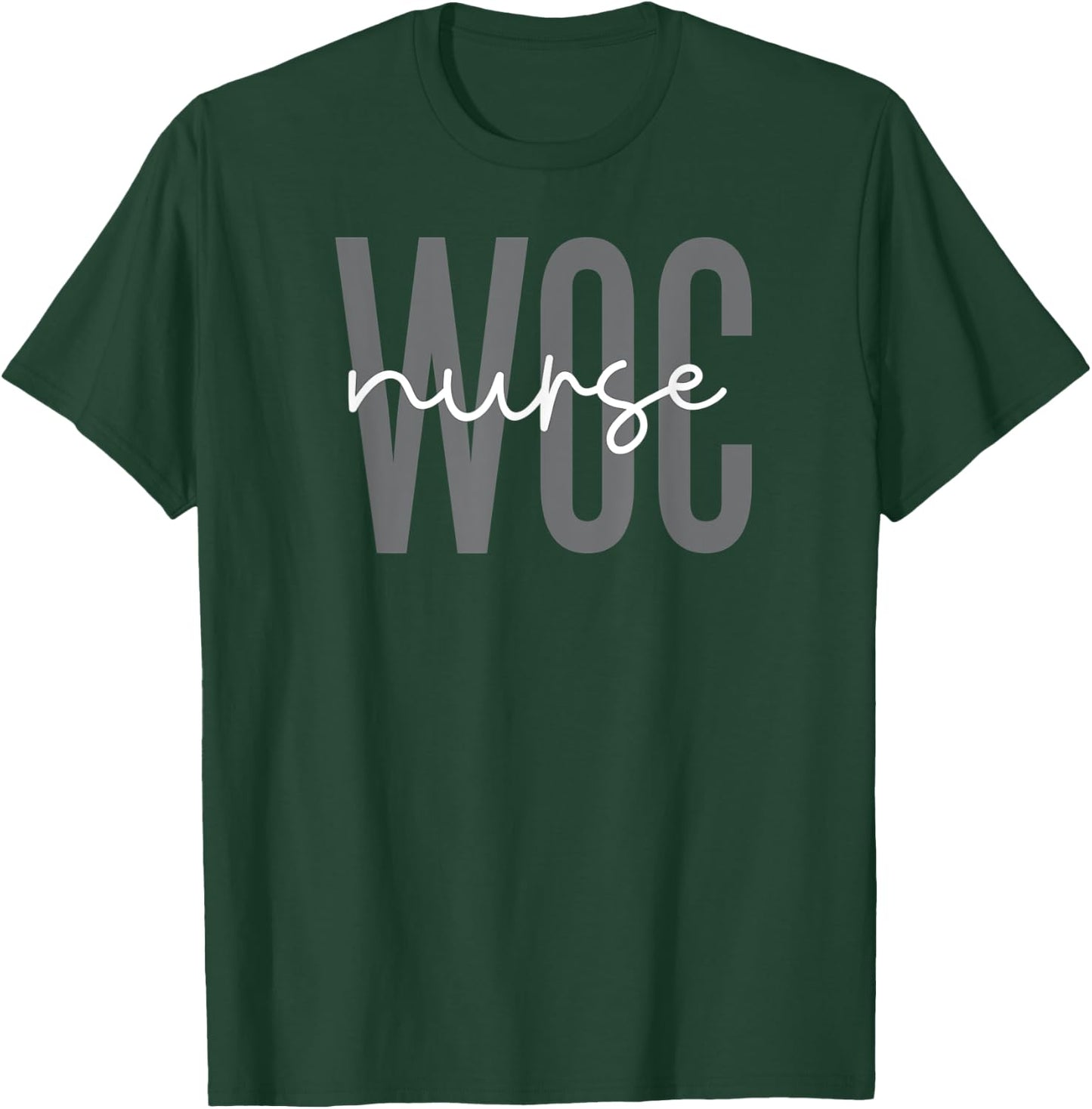 WOC Nurse T-Shirt - T-Shirt | Forest