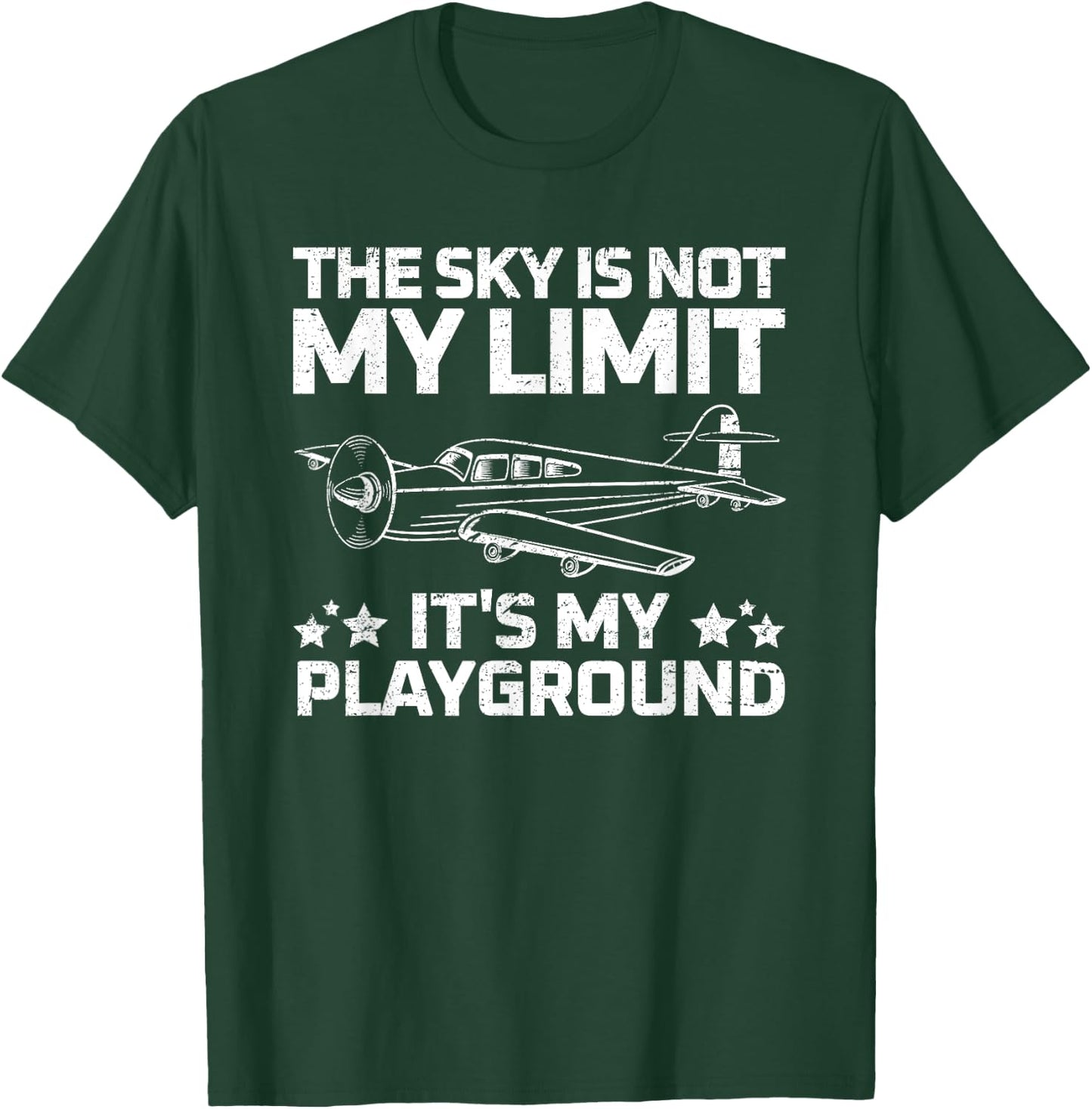 Best Airplane Women Aviation Airplanes Plane Pilot T-Shirt - T-Shirt | Forest