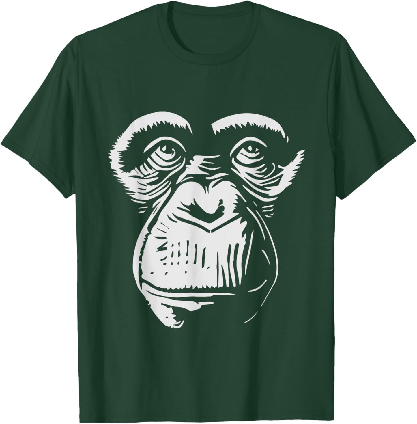 Monkey Face - Primates Wildlife Zoo Animal Lover Zookeeper T-Shirt - T-Shirt | Forest