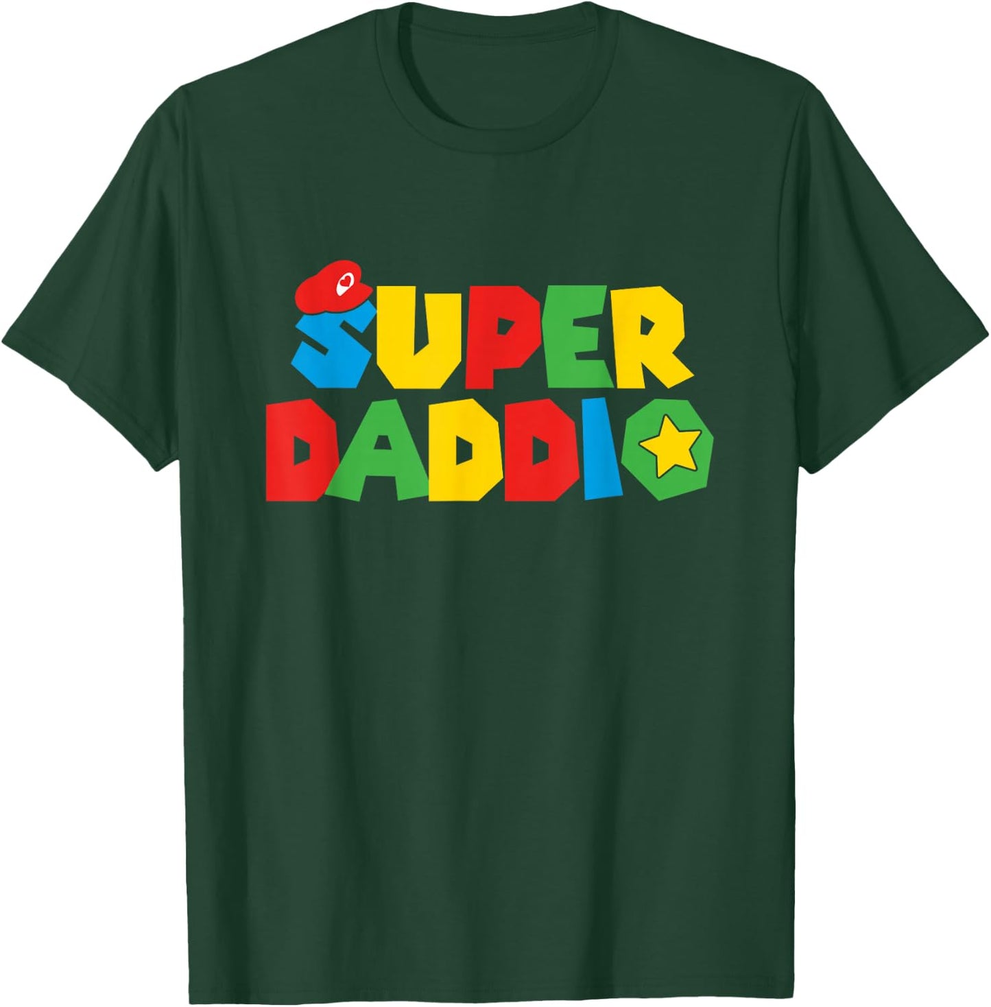 Super Gamer Dad Unleashed Celebrating Fatherly Powers T-Shirt - T-Shirt | Forest