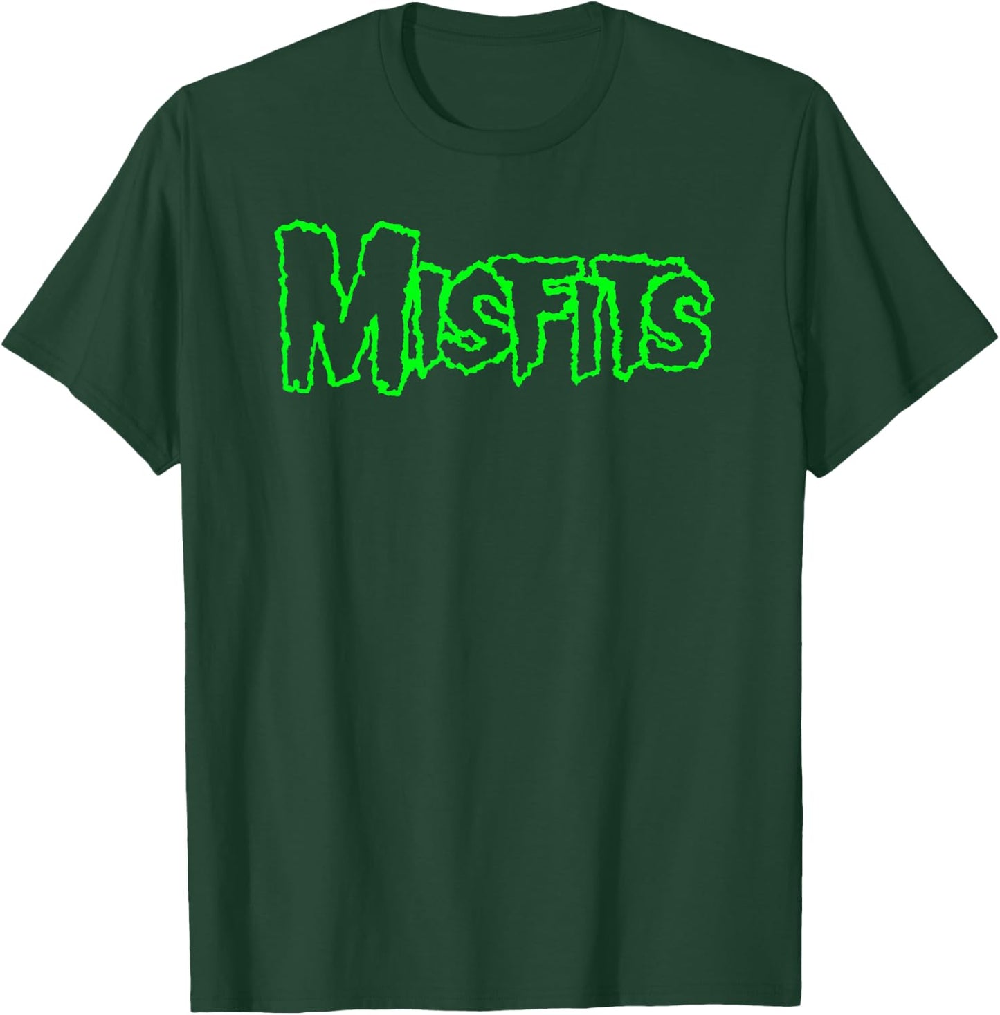 Misfits – Green Logo T-Shirt - T-Shirt | Forest