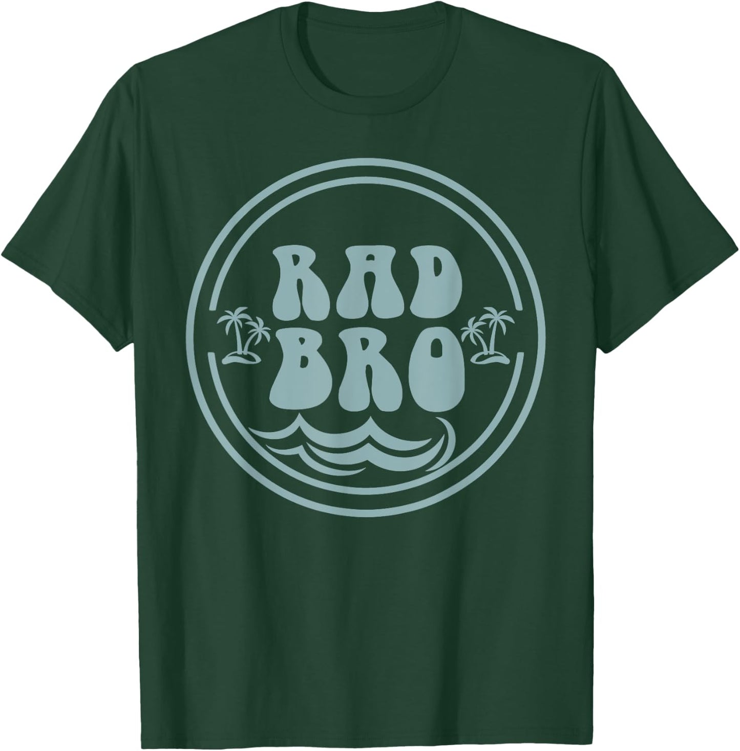 Rad Brother Surf Matching Birthday The Big One 1st Birthday T-Shirt - T-Shirt | Forest