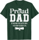 Proud Dad of 2023 Graduate Father Senior 23 Graduation Gift T-Shirt - T-Shirt | Forest