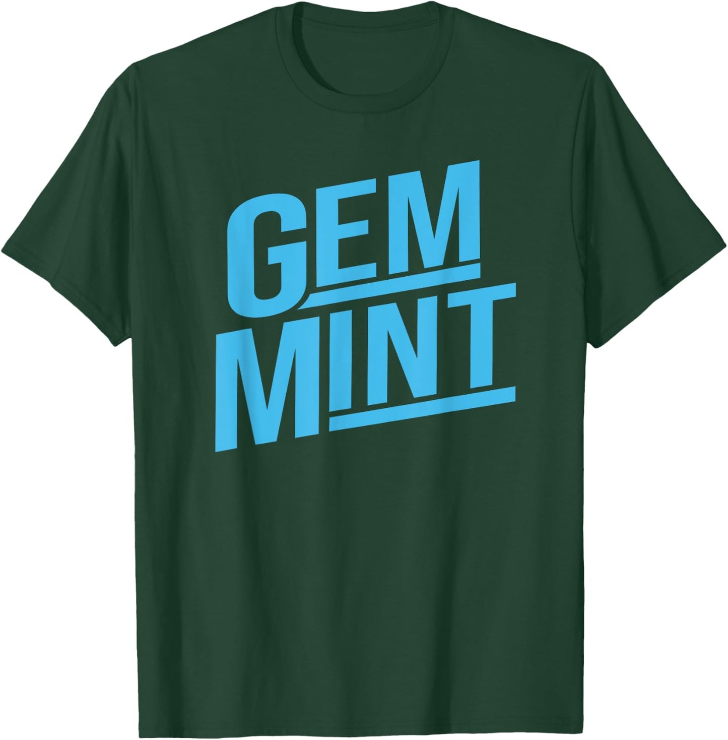 Gem Mint Grade Funny Baseball Card Collector Trading Cards T-Shirt - T-Shirt | Forest