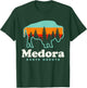Medora North Carolina Bison Vacation Trip T-Shirt - T-Shirt | Forest