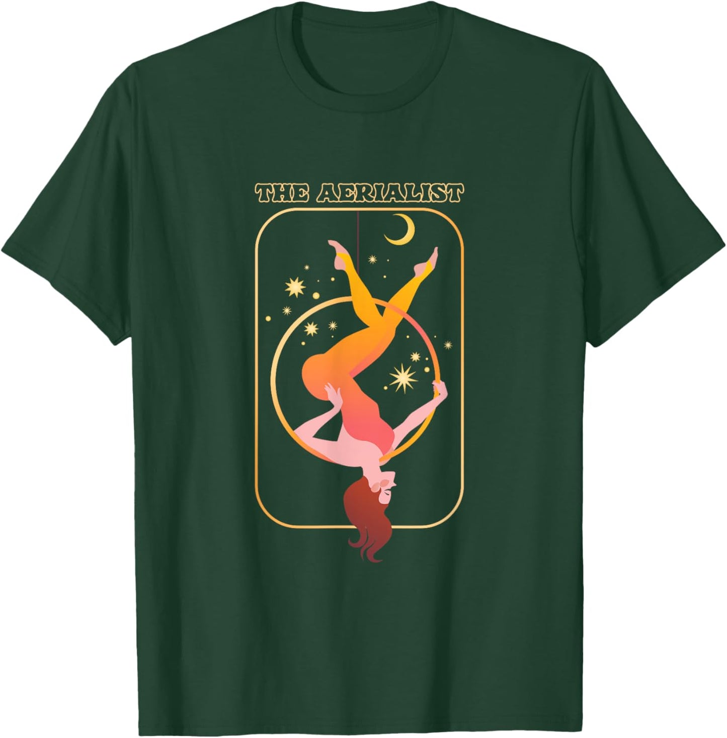 Aerialist | Hoop Silks Acrobat Circus | Aerial Acrobatics T-Shirt - T-Shirt | Forest