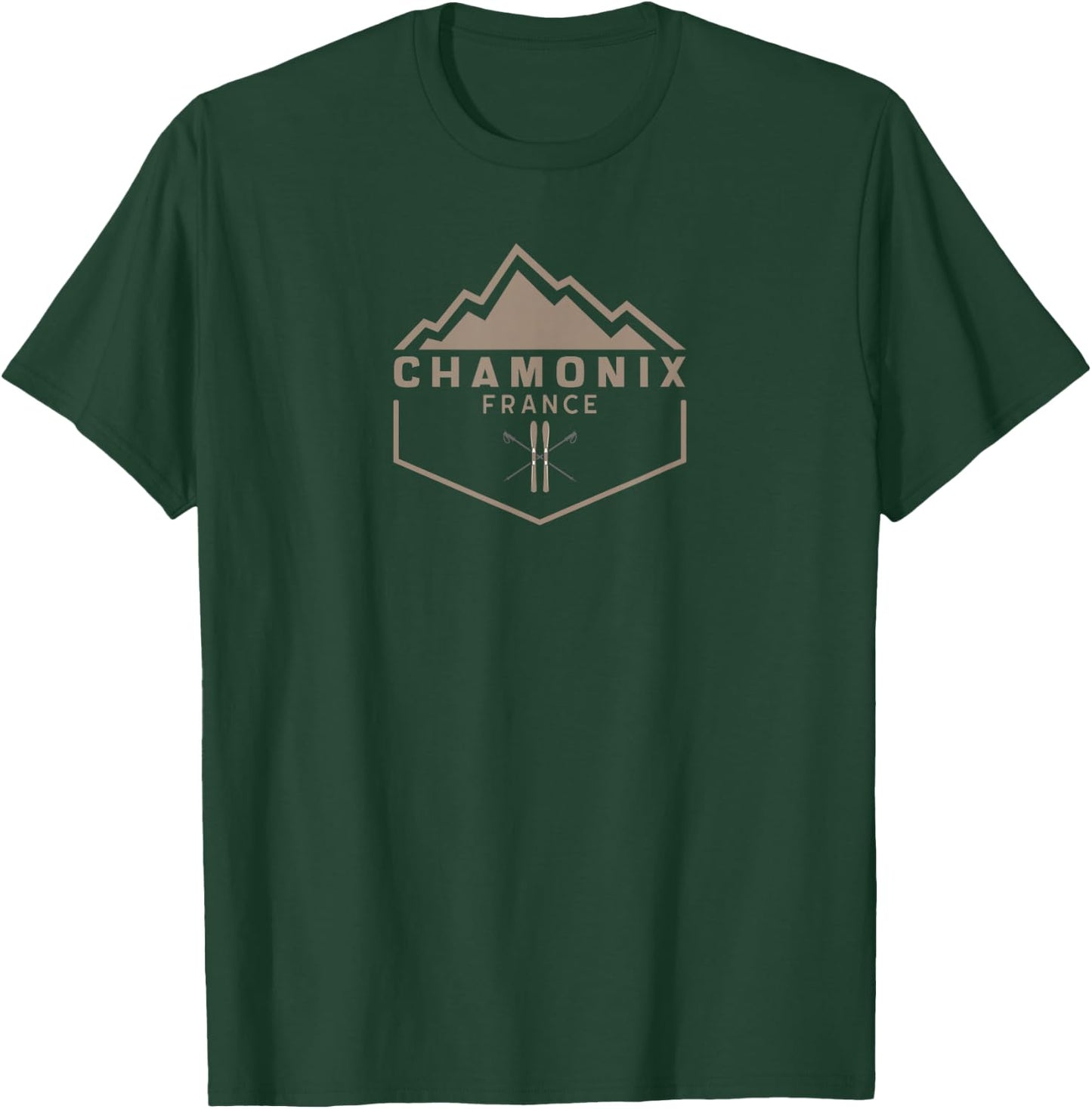 Chamonix France T-Shirt - T-Shirt | Forest