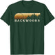 Backwoods, TN Vintage Evergreen Sunset Eighties Retro T-Shirt - T-Shirt | Forest