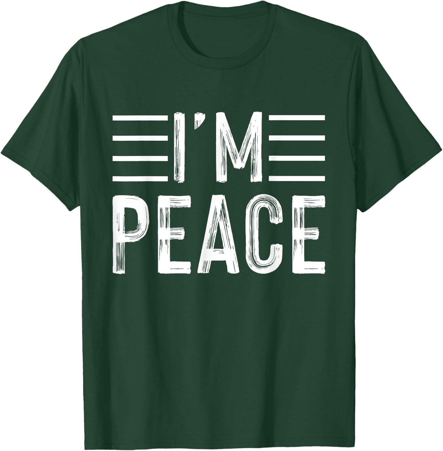 I Come In Peace - Im Peace Funny Matching Couple T-Shirt - T-Shirt | Forest