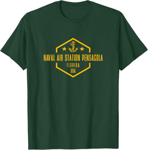 Naval Air Station Pensacola T-Shirt - T-Shirt | Forest