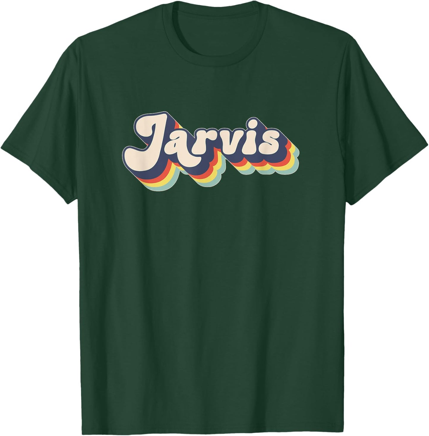 JARVIS Family Name Personalized Surname JARVIS T-Shirt - T-Shirt | Forest