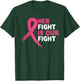 Her Fight Is Our Fight Breast Cancer Awareness Month Warrior T-Shirt - T-Shirt | Forest