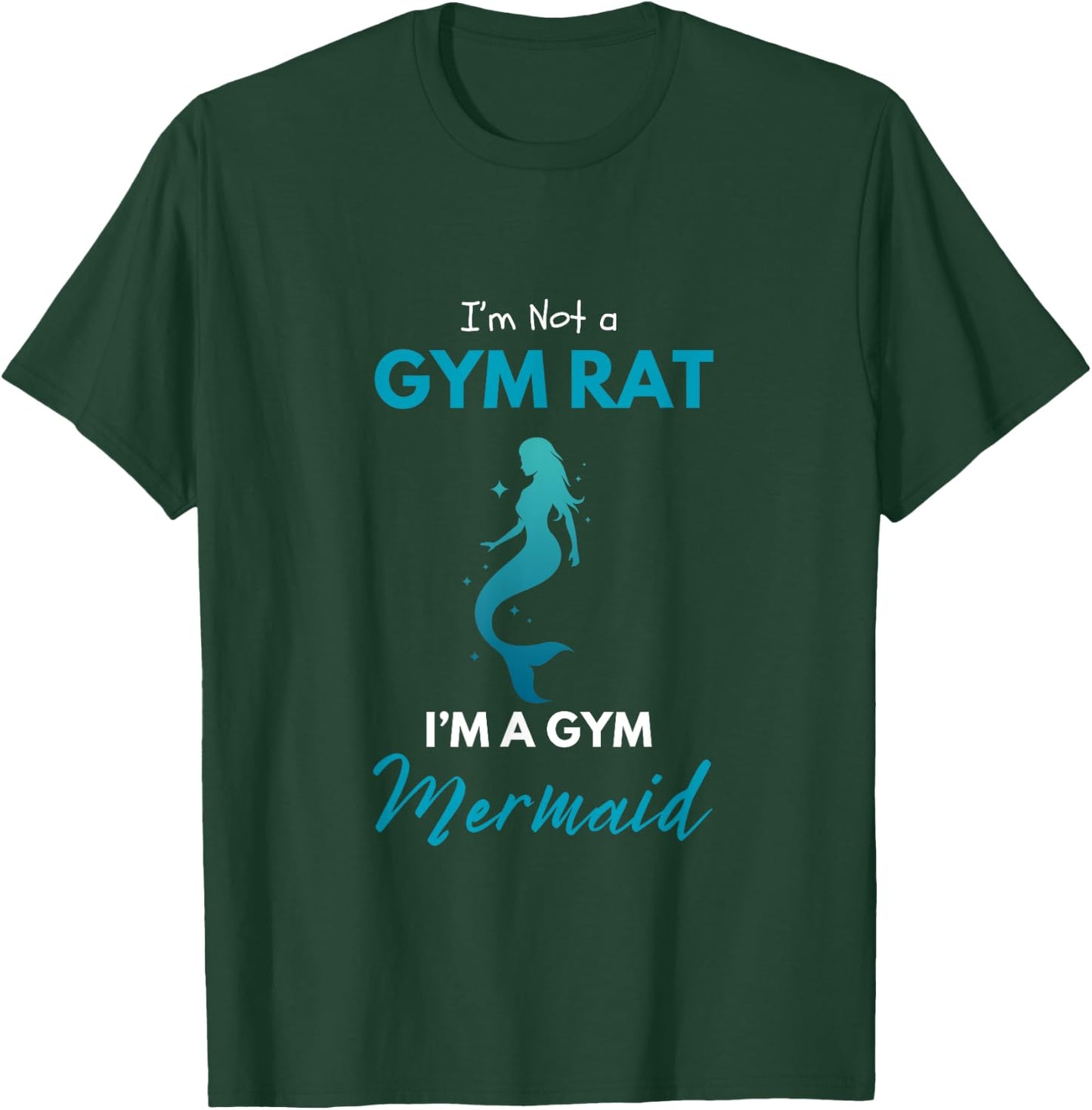 Gym Mermaid T-Shirt - T-Shirt | Forest