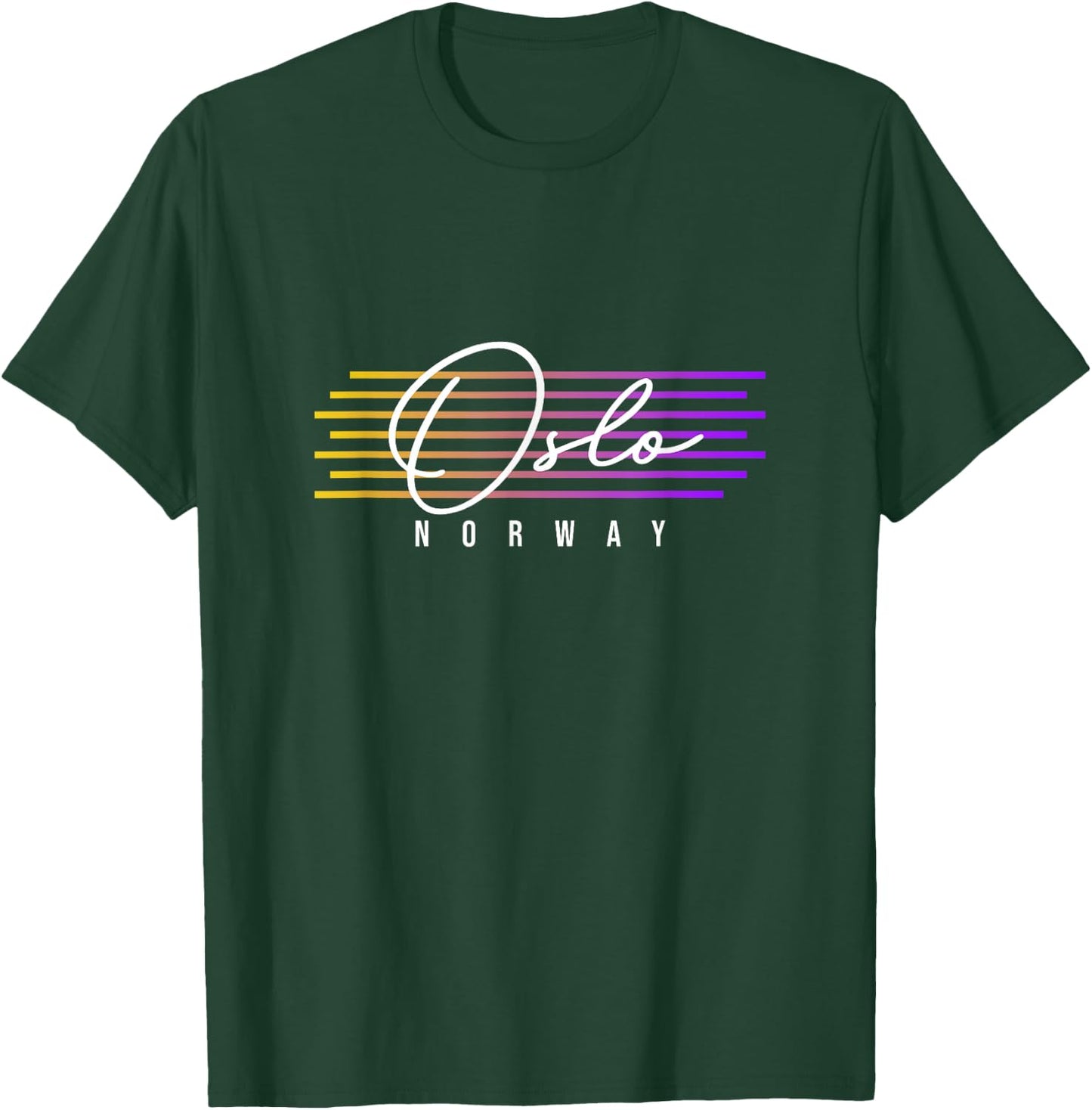 Oslo Norway Souvenir T-Shirt - T-Shirt | Forest