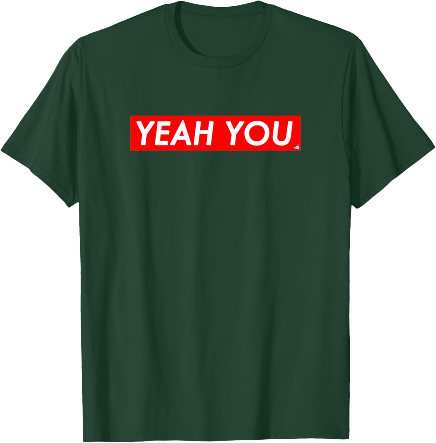 Yeah You Hawaiian Slang Box Logo Shirt T-Shirt - T-Shirt | Forest