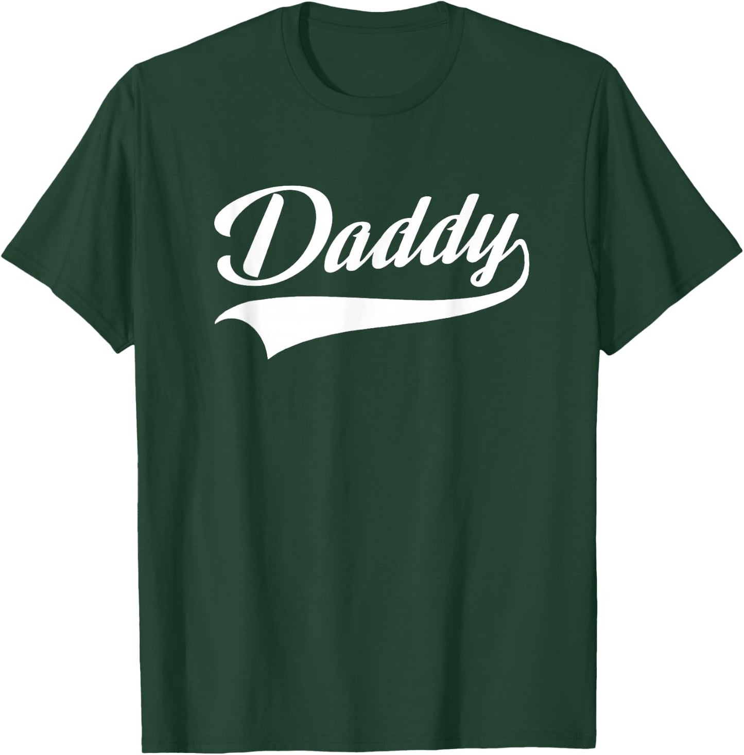 Daddy - Best Father - Throwback Sporty Design - Classic T-Shirt - T-Shirt | Forest