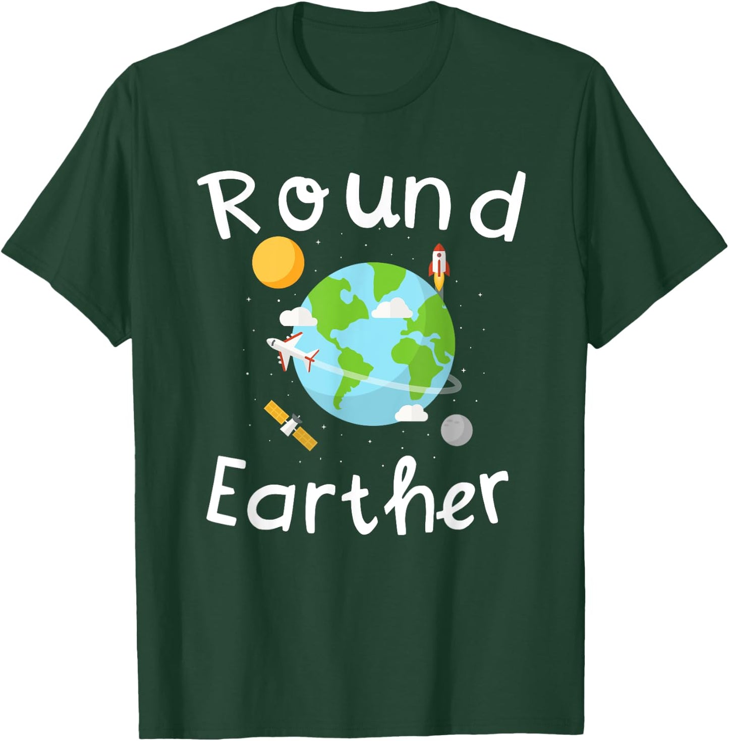 Round Earther T-Shirt - T-Shirt | Forest