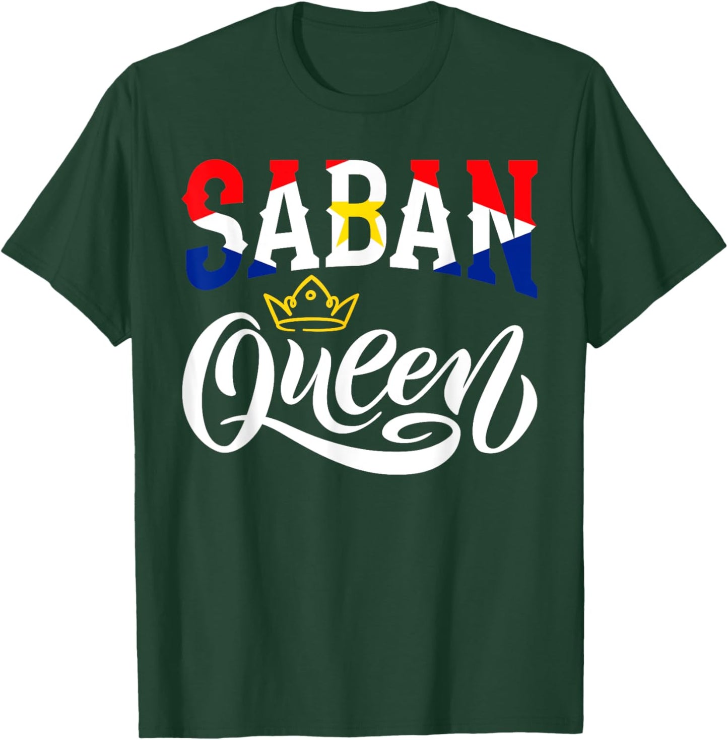 Saban Queen Saba Saban Flag T-Shirt - T-Shirt | Forest