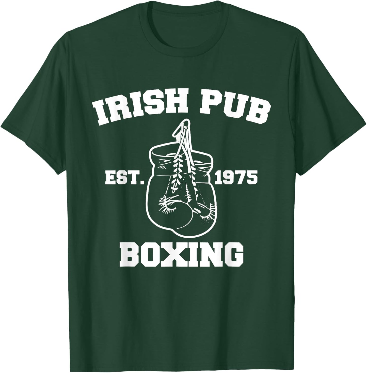Funny Boxing Irish Pub Sport Happy Saint Patricks Day T-Shirt - T-Shirt | Forest