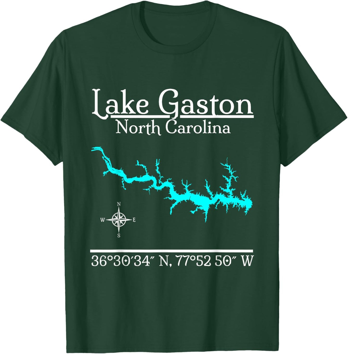 Lake Gaston - North Carolina T-Shirt - T-Shirt | Forest