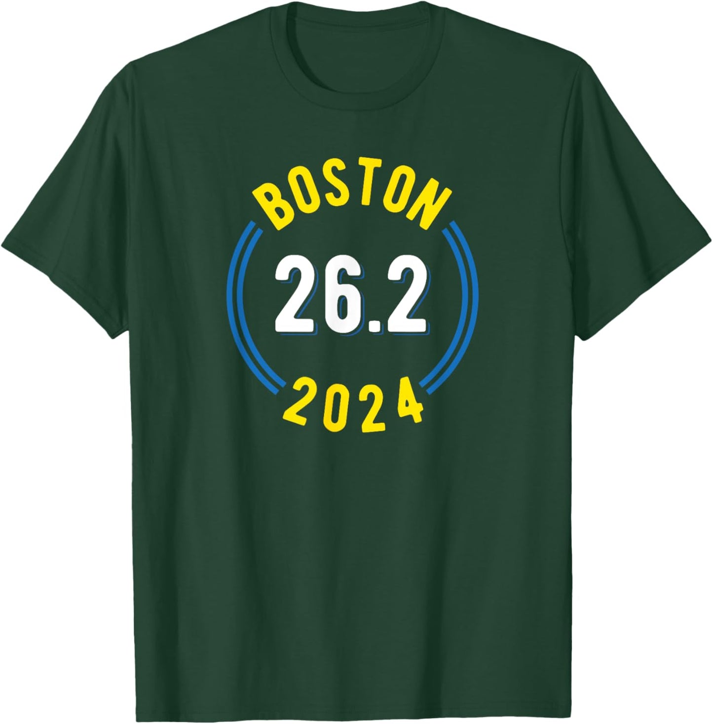 Boston 26.2 2024 Marathon T-Shirt - T-Shirt | Forest