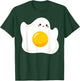 Cute Ghost Fried Egg Costume Funny Halloween Egg T-Shirt - T-Shirt | Forest