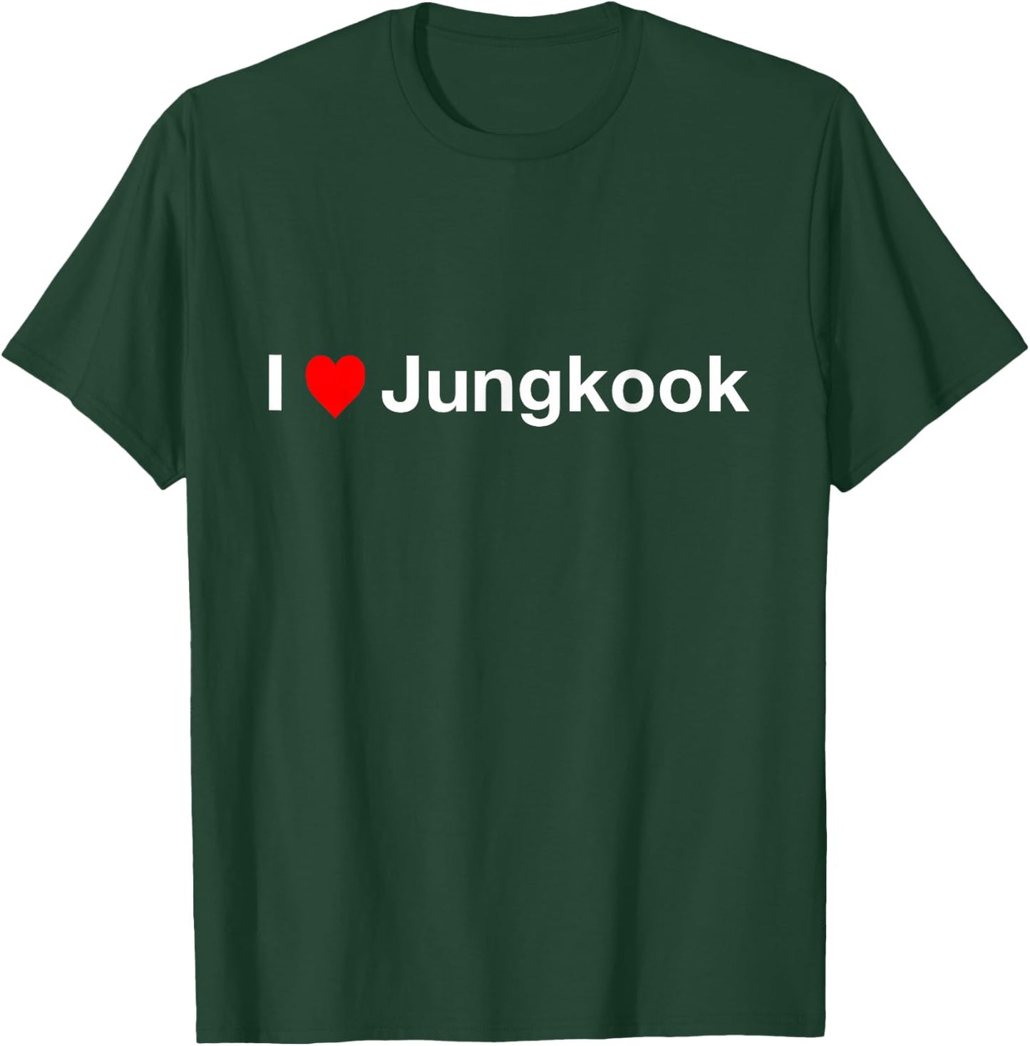 I Heart Jungkook T-Shirt - T-Shirt | Forest