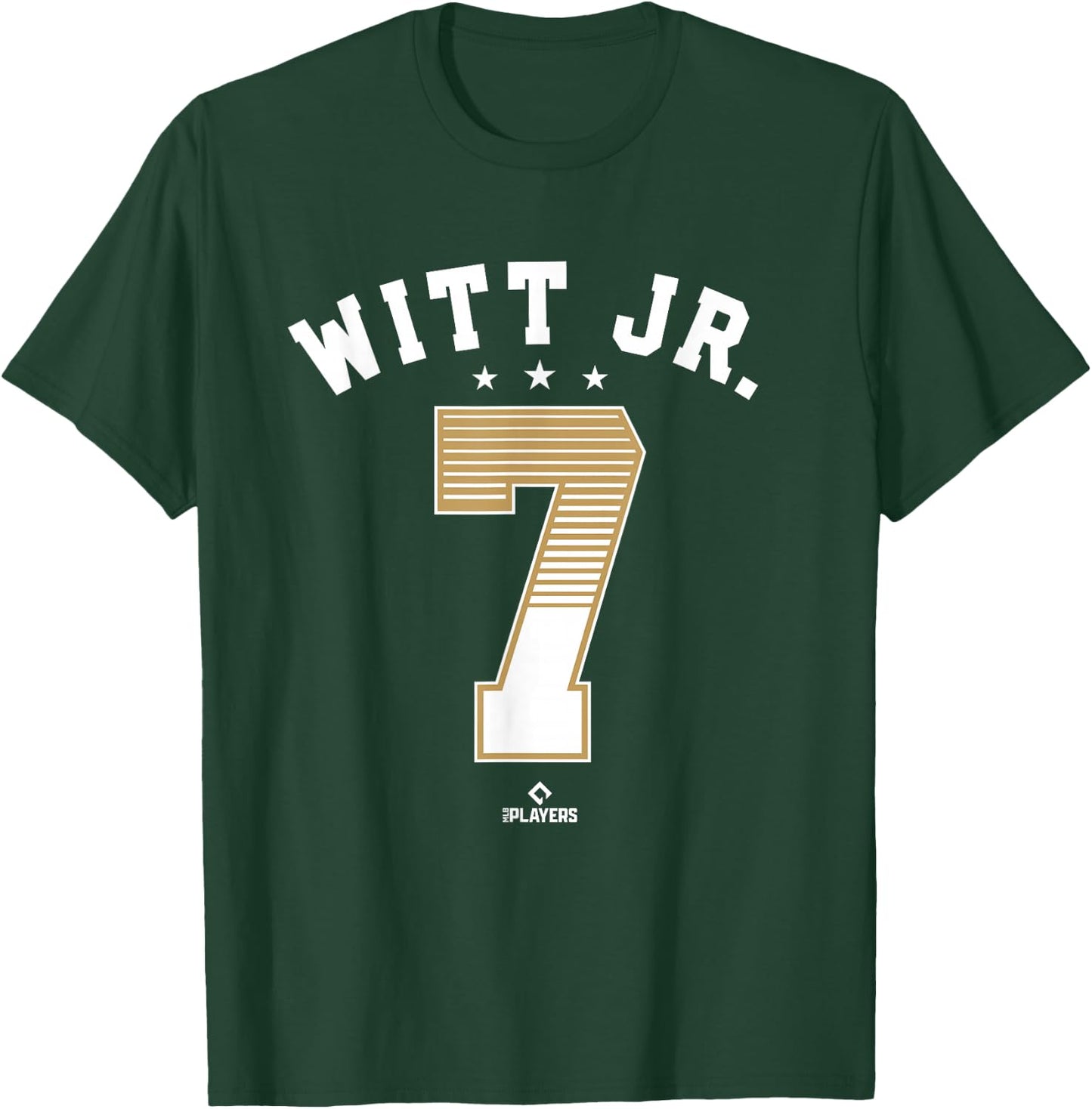 Bobby Witt Jr 7 Kansas City MLBPA T-Shirt - T-Shirt | Forest