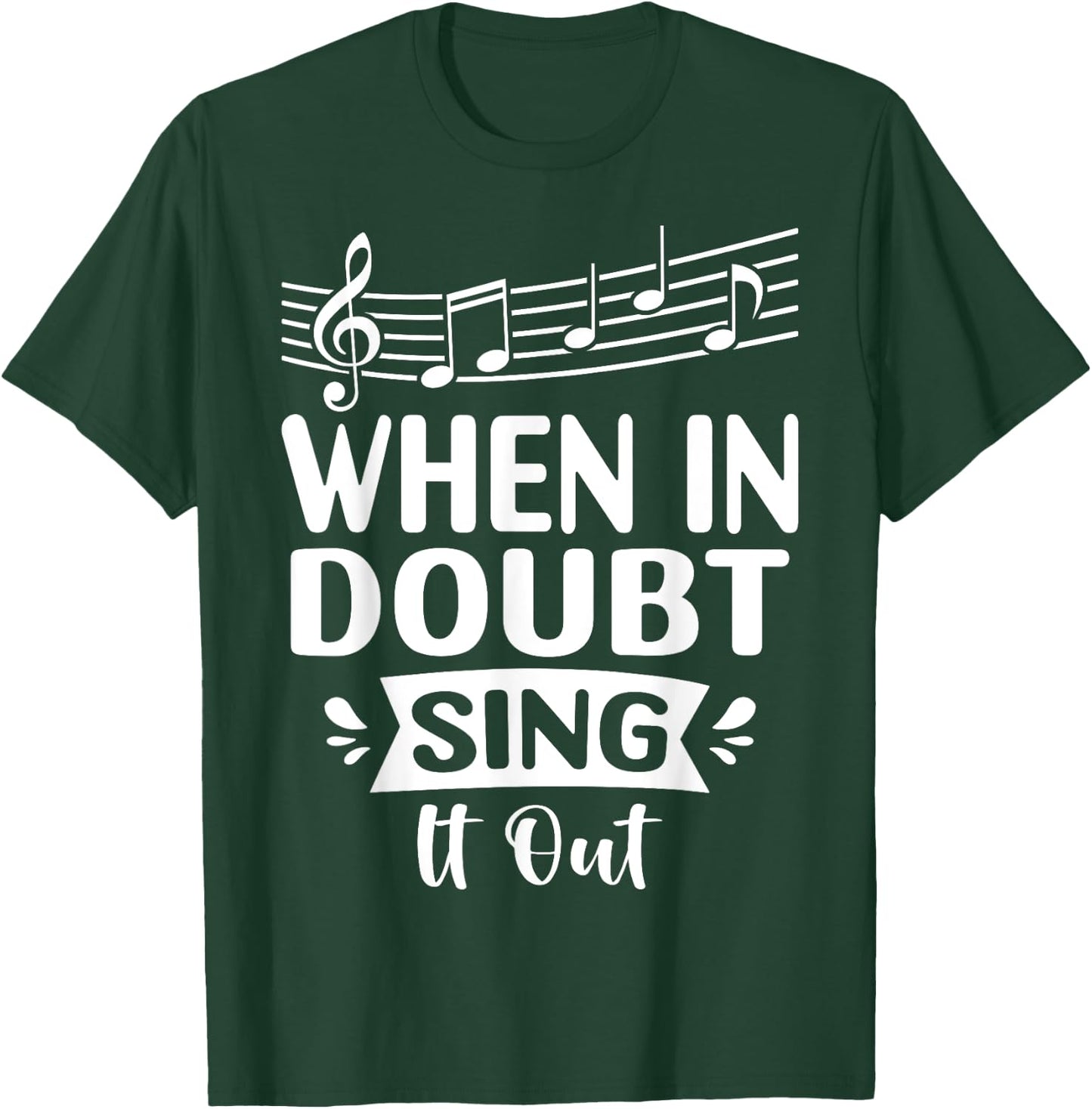 Singing Songster Vocalist T-Shirt - T-Shirt | Forest