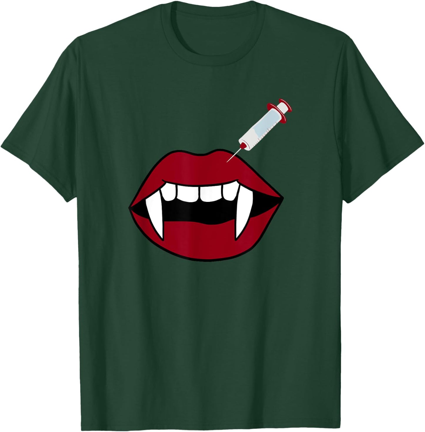Cute Botox Lip Filler Nurse Injector Esthetician Halloween T-Shirt - T-Shirt | Forest